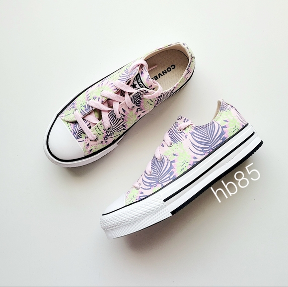 Converse Other - Converse CTAS Eva Lift Ox Pink Foam Washed Indigo Youth 3